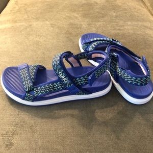 Ryka blue sandals size 6.5